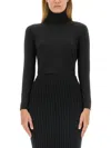 Max Mara Adda Jersey. In Black