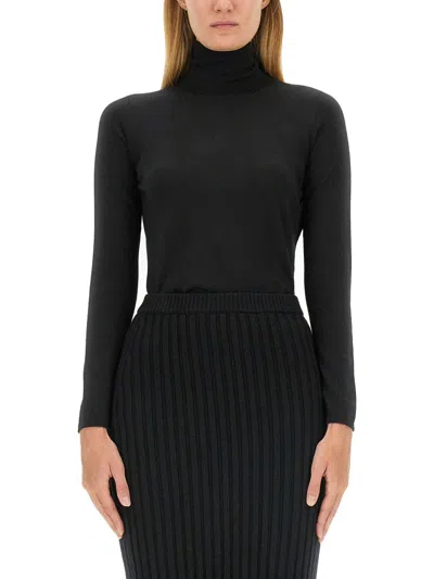 Max Mara Adda Jersey. In Black