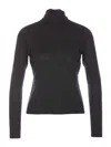 Max Mara Adda Turtle Neck Cashmere Sweater In Grey
