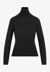 Max Mara Adda Turtle Neck Cashmere Sweater In Gray