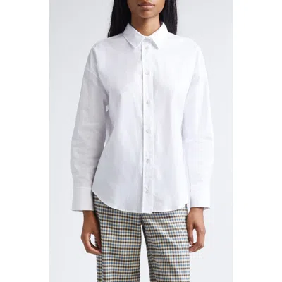 Max Mara Adele Button-up Shirt In White