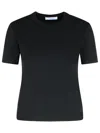 Max Mara Adelio Black Viscose Blend T-shirt In Black