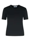Max Mara Adelio Black Viscose Blend T-shirt In Black
