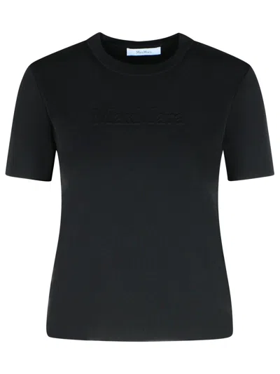 Max Mara Adelio Black Viscose Blend T-shirt