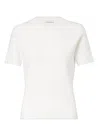Max Mara 3d Lettering Crewneck Sweater In Viscose In White