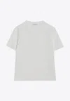 Max Mara Ivory Stretch Viscose Blend T-shirt
