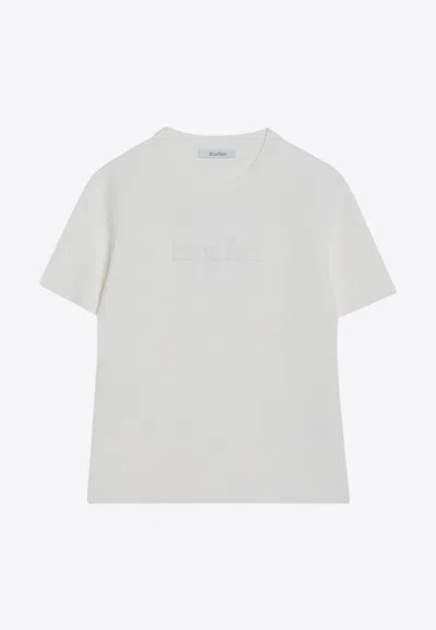 MAX MARA ADELIO LOGO CREWNECK T-SHIRT