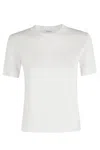 Max Mara White Viscose Blend Adelio T-shirt In Neutral