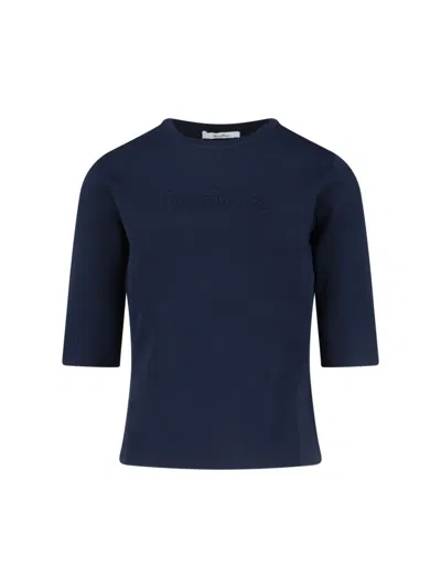 Max Mara 'adelio' T-shirt In Blue