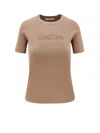 Max Mara Biscuit Viscose Blend Adelio T-shirt In Brown