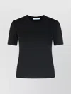Max Mara 'adelio' Viscose Blend T-shirt In Black