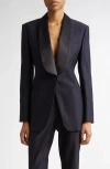Max Mara Andina Single-breasted Blazer In Midnight Blue
