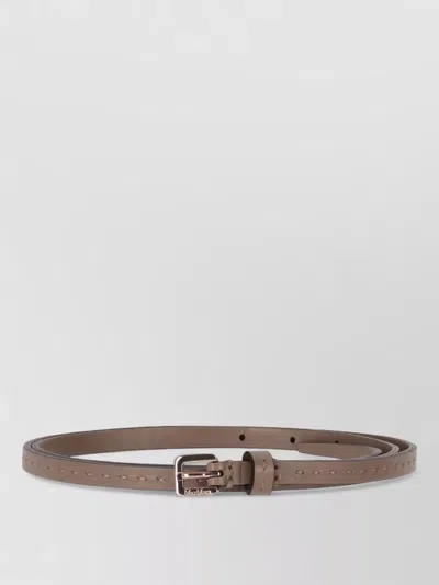 Max Mara Adjustable Belt Harness Embossed Strap Design In Brown