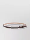 Max Mara Adjustable Length Belts For Perfect Fit In Brown