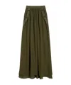 Max Mara Wool And Cashmere Crew-neck Sweater In Green