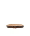Max Mara Adjustable Waist Belt In Nude