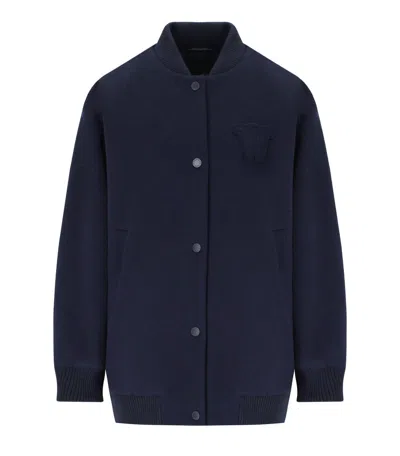 Max Mara Adorni Blue Bomber Jacket