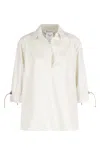 Max Mara Collared Shirt In Neutral
