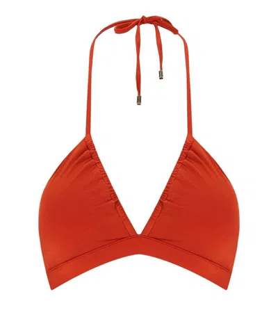 Max Mara Adriene Brick Red B Cup Bikini Top