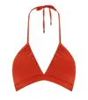 Max Mara Adriene Brick Red B Cup Bikini Top