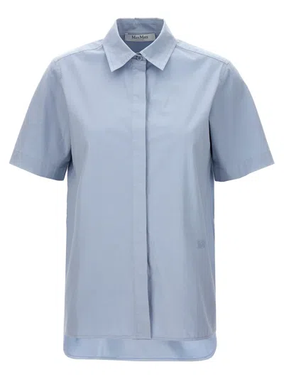 Max Mara Adunco Shirt And Blouse Light Blue
