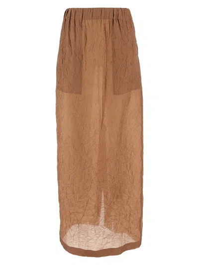 MAX MARA AEROSO BACK SLIT SKIRT