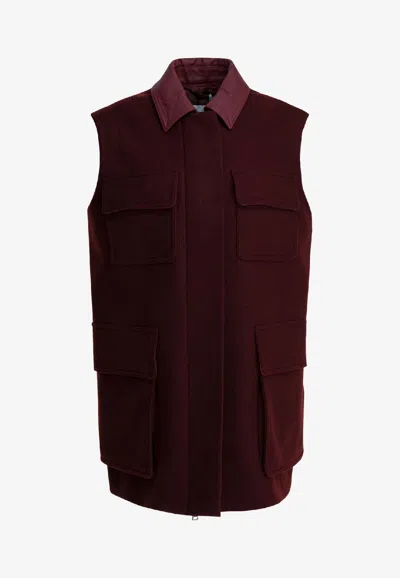 MAX MARA AEROSO LONG UTILITY VEST