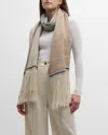 MAX MARA AEROSO SCARF WITH FRINGE