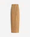 Max Mara Crinkled Texture Midi Skirt With Elastic Waistband In Neutral