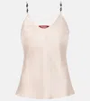 Max Mara Afelio Camisole Top In Beige