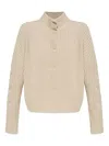 Max Mara Afelio Ribbed And Cable-knit Wool And Cashmere-blend Cardigan In Brown