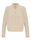 Max Mara "afelio" Cardigan In Neutral