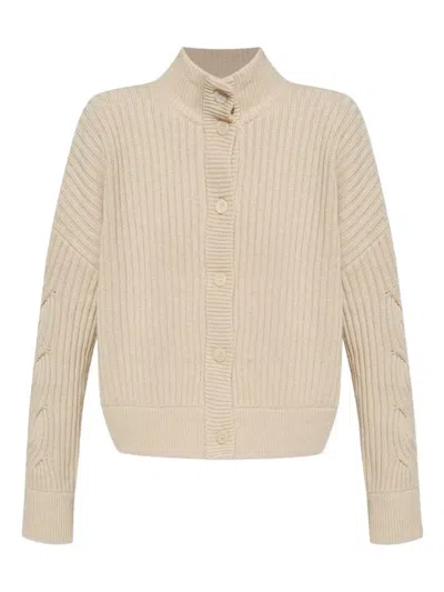 Max Mara "afelio" Cardigan In Neutral