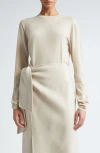 Max Mara Afelio Cashmere Crewneck Sweater In Beige