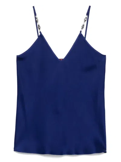 Max Mara Afelio Top In Blue