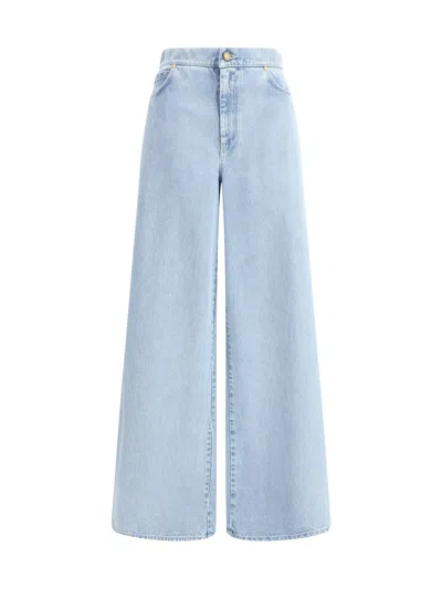 Max Mara Denim Affari Wide-leg Jeans In Blue