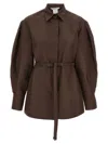 Max Mara Affari Belted Buttoned Shirt