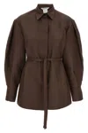 Max Mara Affari Belted Buttoned Shirt