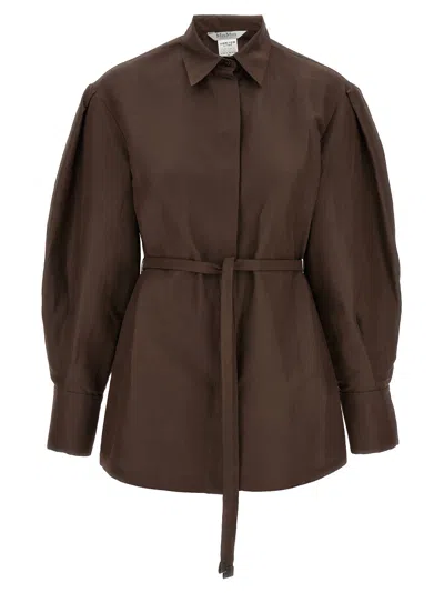 Max Mara Affari Shirt And Blouse Brown