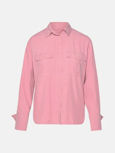 Max Mara 'affetto1234' Pink Silk Shirt