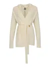 Max Mara Affori Wool Cardigan In White