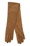 Max Mara Aphidee Gloves In Brown