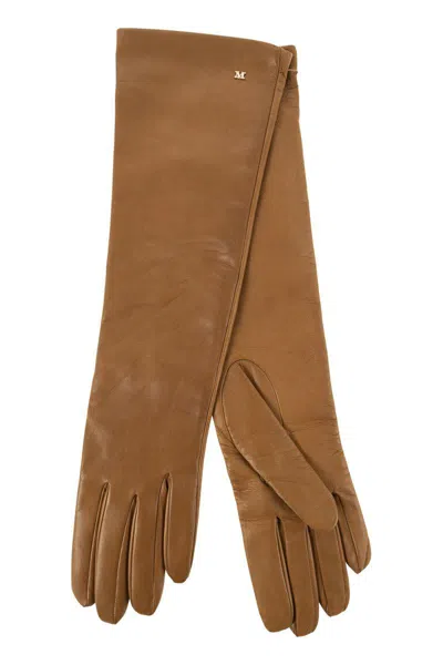 MAX MARA MAX MARA AFIDEE - LONG NAPPA LEATHER GLOVES
