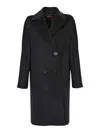 Max Mara Agenda Oversized Wool Coat In Blue