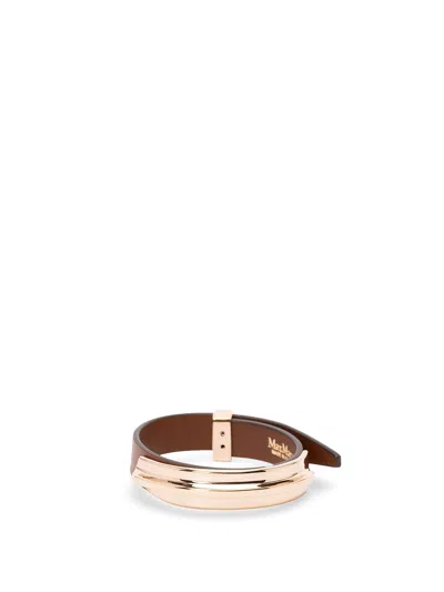 Max Mara Agiate Bracelet In Brown