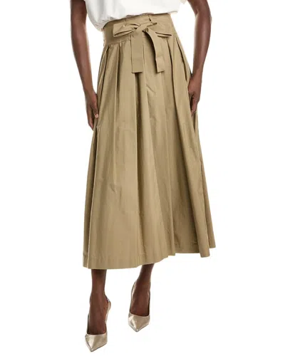 Max Mara Agiate Skirt In Neutral