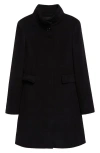Max Mara Agnese Virgin Wool Coat In Black