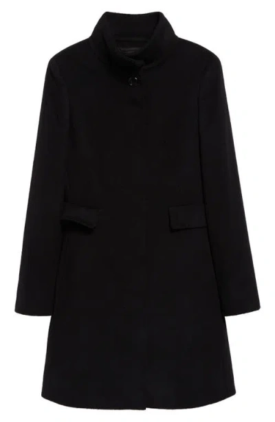 Max Mara Agnese Virgin Wool Coat In Black