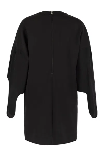 Max Mara Agora Poplin T Shirt Dress In Black