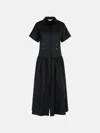 Max Mara 'agoraio' Black Cotton Dress In Black
